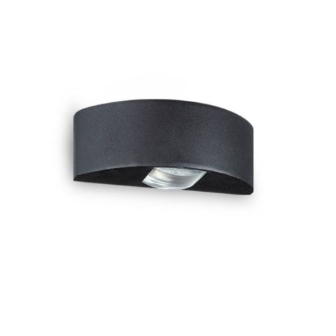 Aplique Semicircular Chico Bidereccional  Exterior Luz Led E27 6W