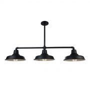 Colgante Industrial Con Barrales de Acero Led E27