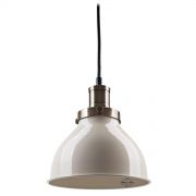 Colgante Vintage Acero Campana Redondeada Led Rosca Común E27