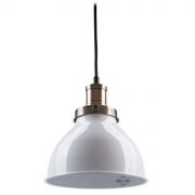 Colgante Vintage Acero Campana Redondeada Led Rosca Común E27