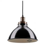 Colgante Vintage Acero Campana Redondeada Led Rosca Común E27