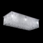 Plafón Cristal Rectángulo Led GU9 220V