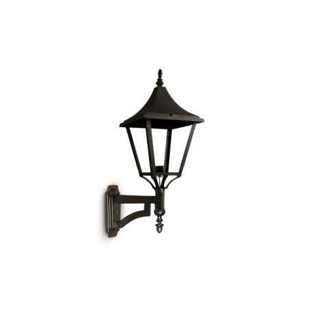 Aplique Exterior Farol Cuadrado Con Ménsula Luz Led E27 70W