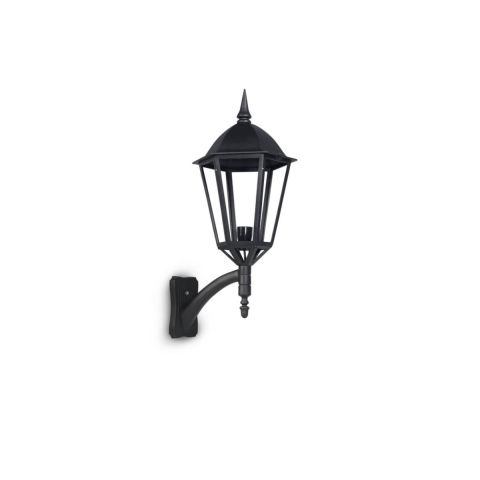 Aplique Exterior Farol Hexagonal Con Ménsula Luz Led E27 70W