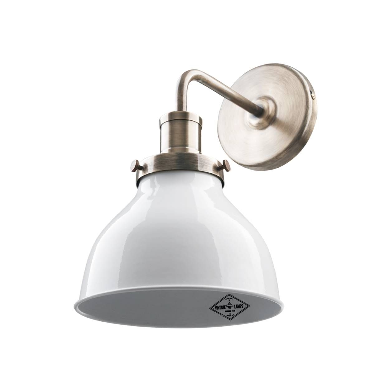 Aplique Vintage Redondo Acero Luz Led Rosca Común 7W