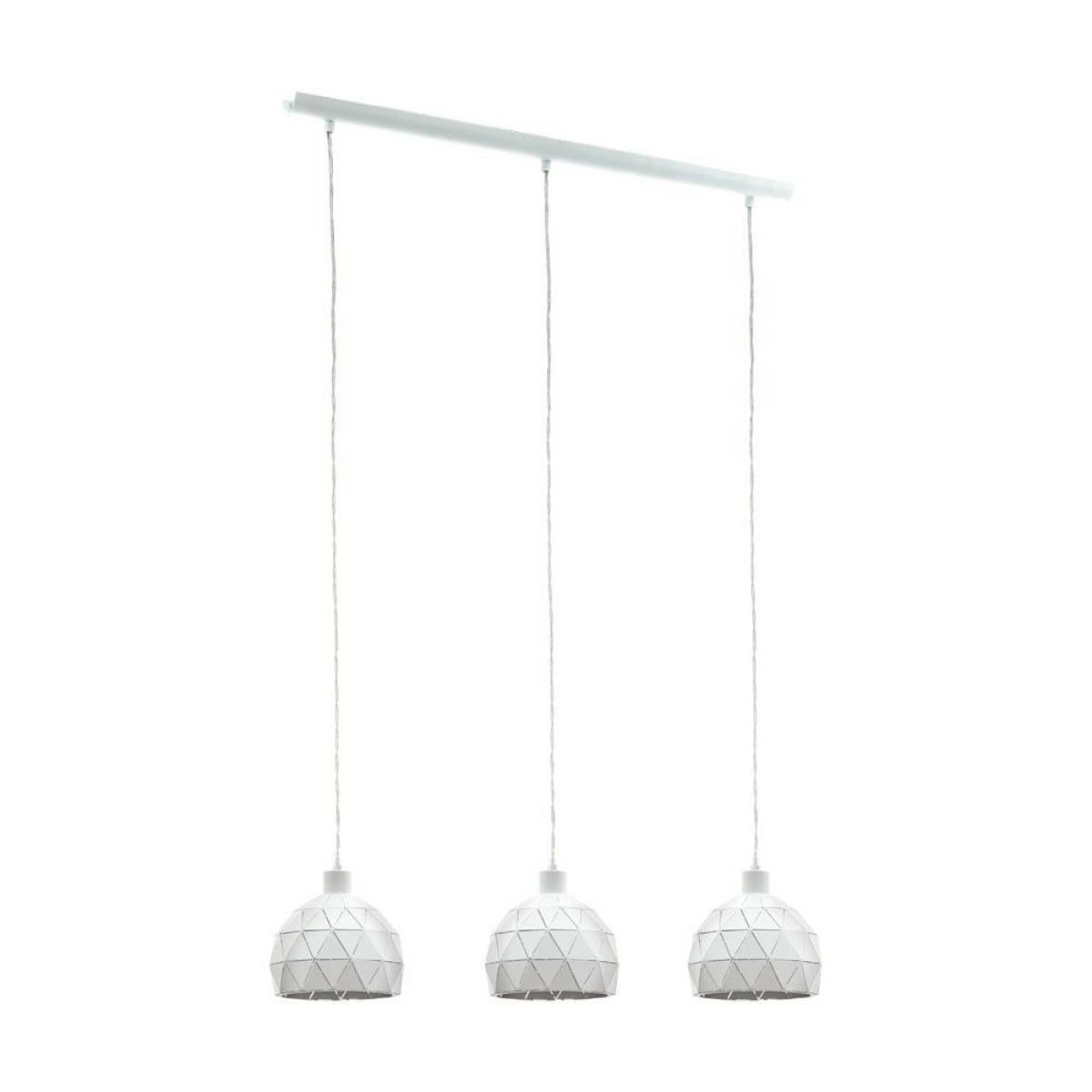 Colgante Roccaforte Mini Acero Triángulos Led G9 220V 7W