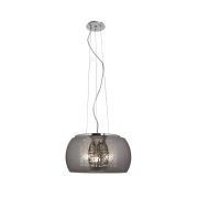 Colgante Duomo Vidrio Lámpara Led E27 220V 3 x 7W