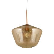 Colgante Pipa Vidrio Liso Lámpara Filamento E27 220V 8W