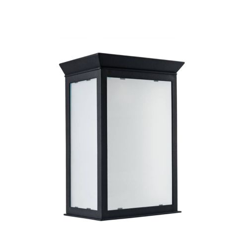 Medio Farol De Pared Rectangular Hierro Lámpara E27 220V 7W