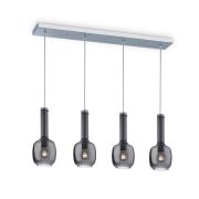 Colgante Namur Vidrio - Metal 4 Luces Lámpara E27 220 V 4x7W