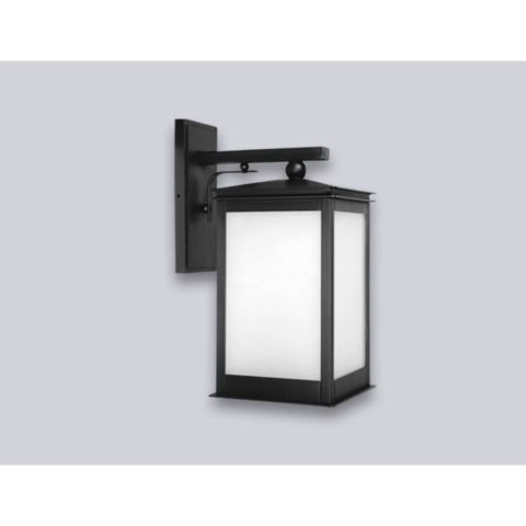 Aplique Farol Urbano Rectangular Con Ménsula Recta Led 220V E27 20W