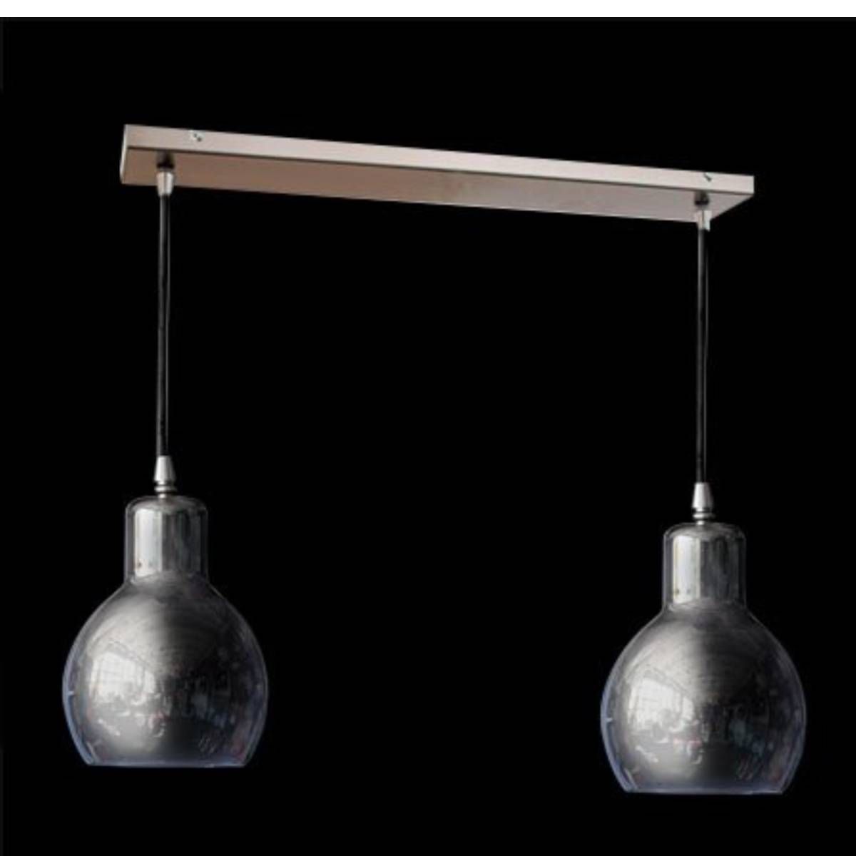 Colgante Boston Tulipa Vidrio Pera Lámpara Led Filamento 220V 8W