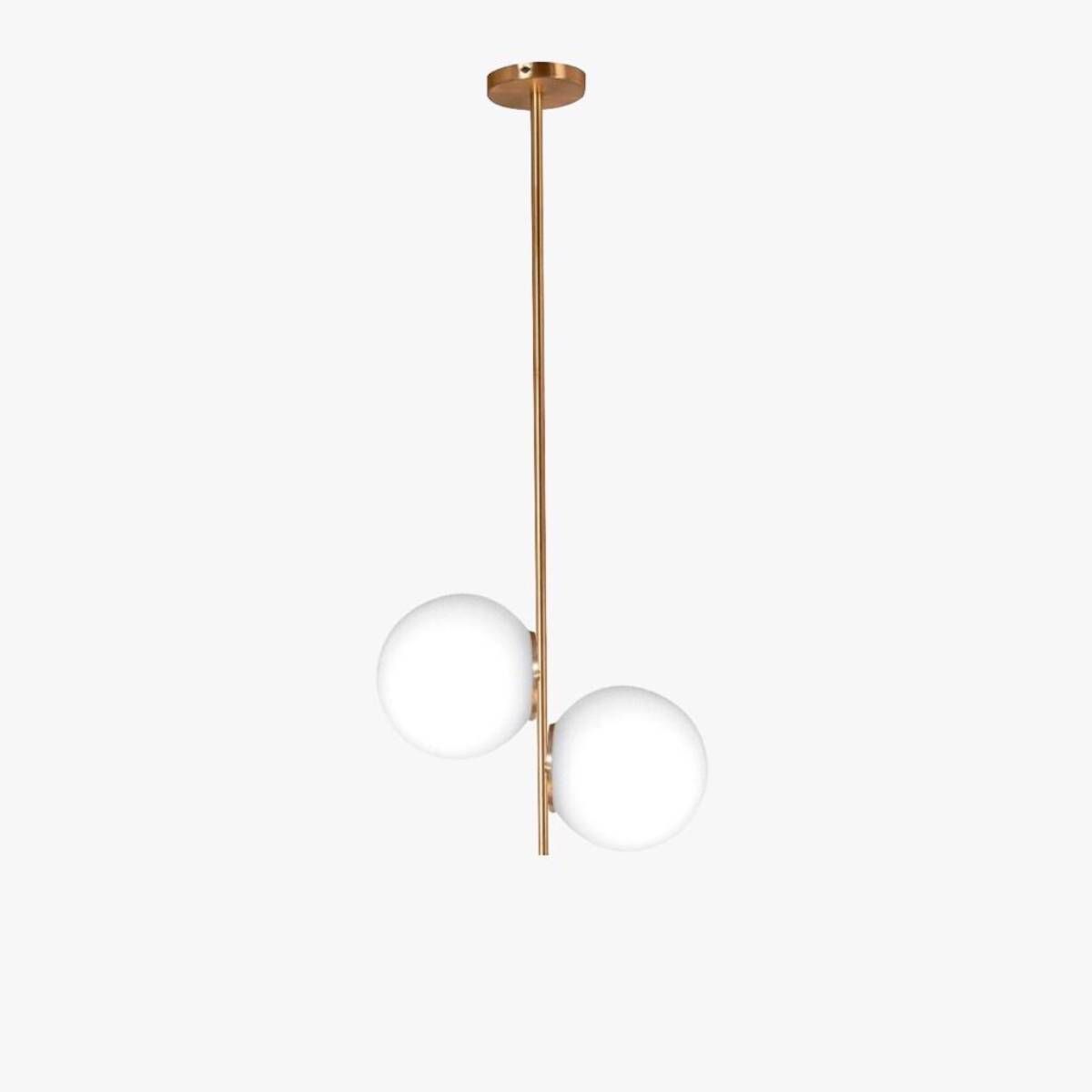 Colgante Globo Vidrio Satinado 15cm Lámpara Led E27 220V 2 x 7W