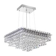 Colgante Piazza Pietra Cristal Lámpara Led G9 220V 5x7W