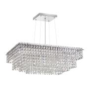 Colgante Piazza Pietra Cristal Lámpara Led G9 220V 5x7W