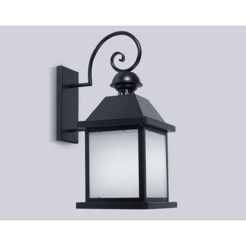 Farol Delta Rectangular Ménsula Rizada Lámpara Led 220V E27 20W