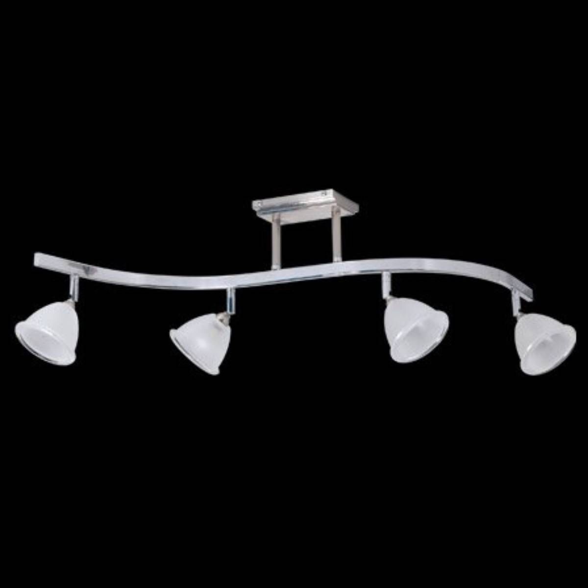 Sistema Roma Cromo y Vidrio Lámpara Led G9 220V 4W