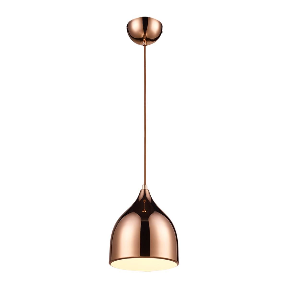 Colgante Metálico Julia Cobre O Cromo Lámpara Led E27 220V  7W