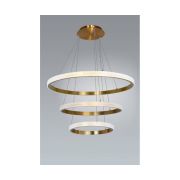 Colgante Tiffany Aros Bronce Cristal Tallado Led Integrada 220V 90W