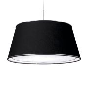 Colgante Ulma Cónica Con Virola Plata Lámparas Led E27 220V 10W