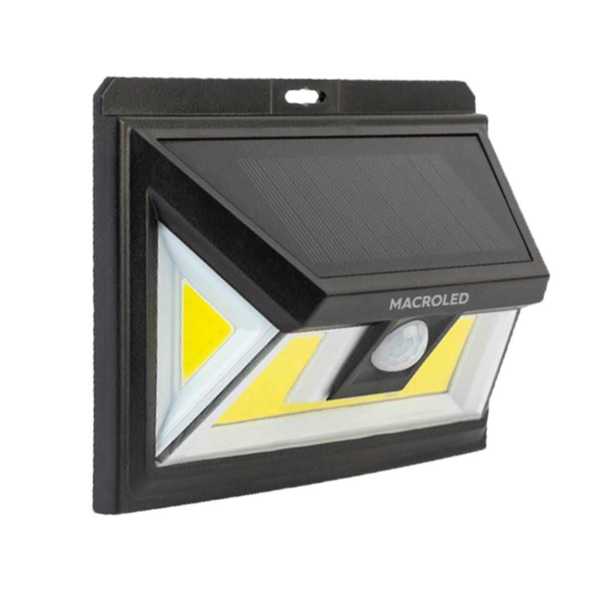 Reflector Exterior De Pared Panel Solar Incorporado Led Integrada 10W