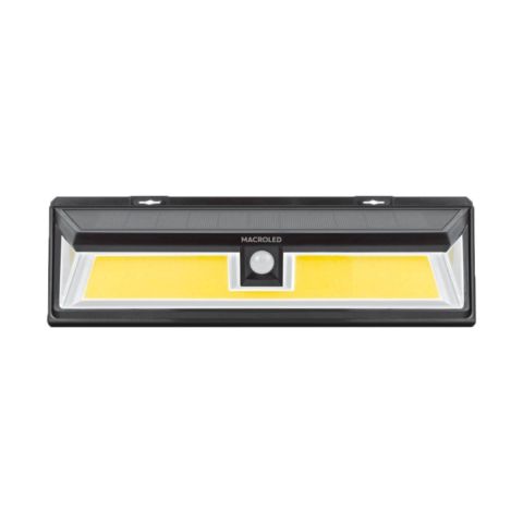 Reflector Exterior De Pared Panel Solar Incorporado Led Integrada 10W