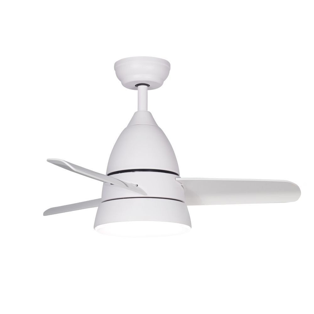Ventilador 3 Aspas 6 Vel Fción Invierno Led 24W-3 Tonos Control Remoto