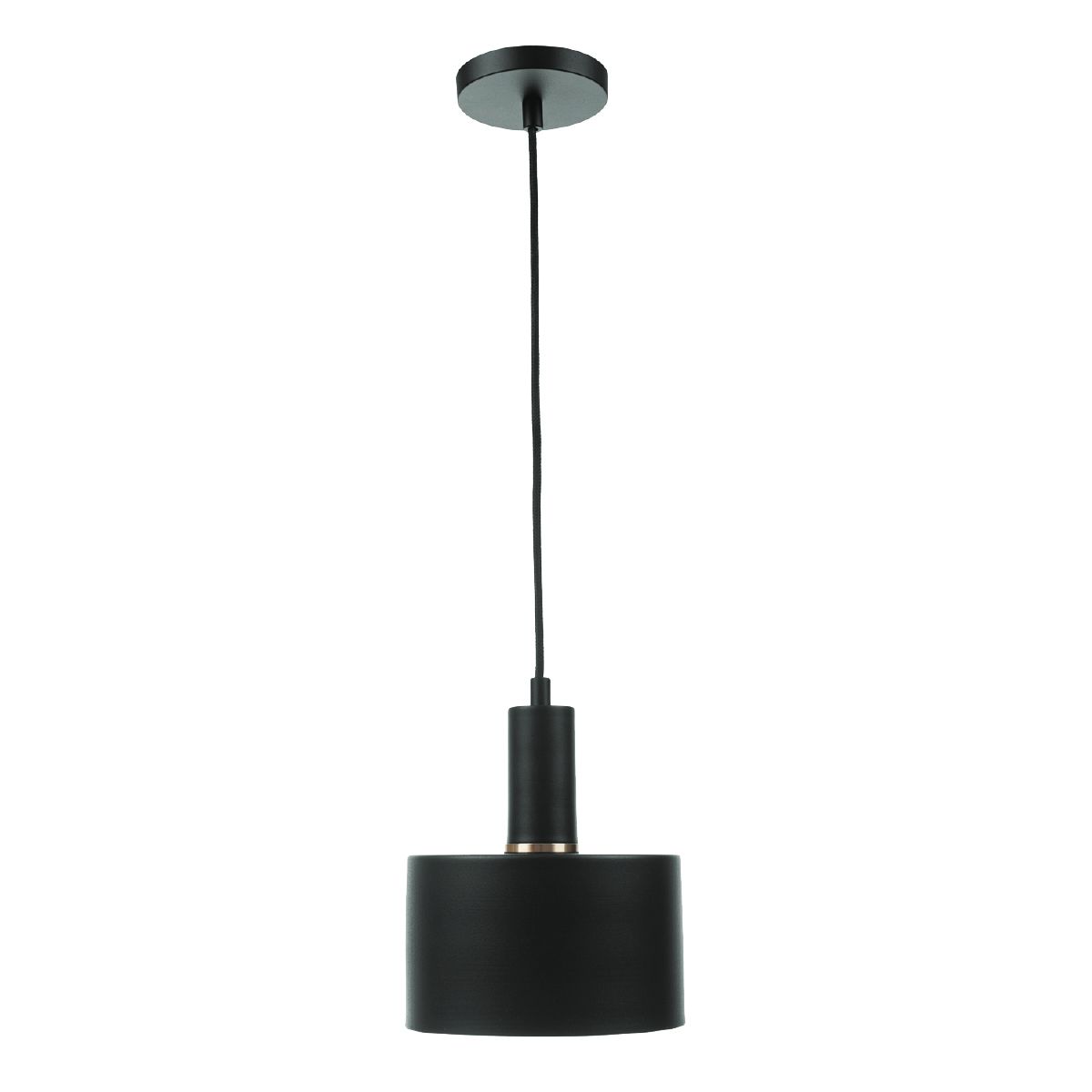 Colgante Retro Circular Mini Acero Lámpara Rosca Común 12W