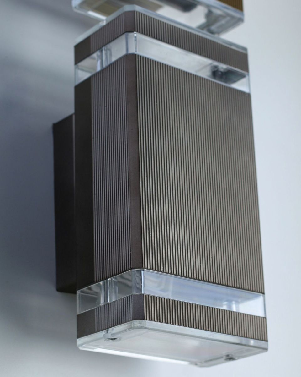 Aplique Exterior Box Bidireccional Aluminio GU10 7W 220V