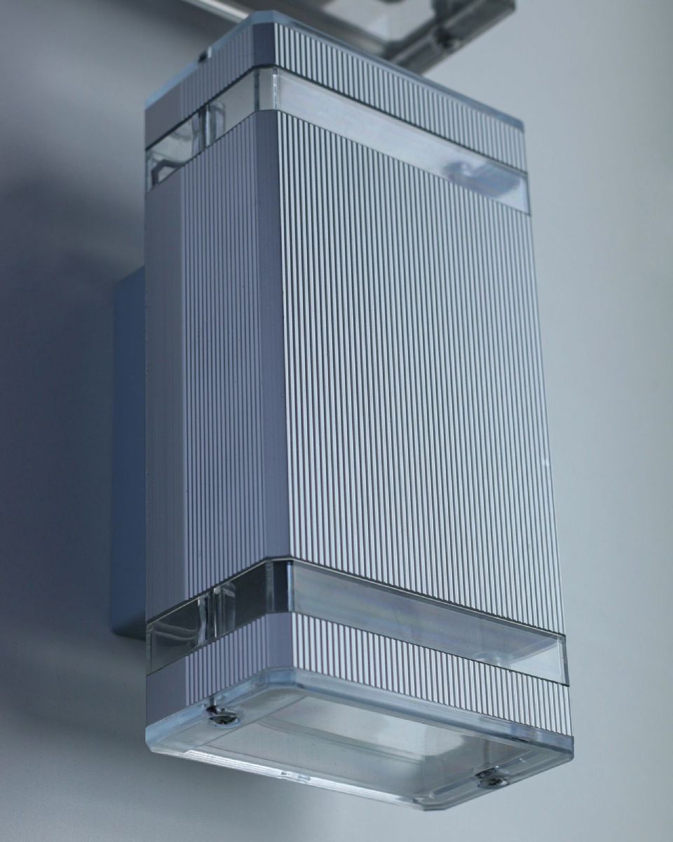 Aplique Exterior Box Bidireccional Aluminio GU10 7W 220V