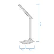 Lámpara Velador Venus Led 8W Dimerizable Carga Inalámbrica 10W