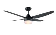 Ventilador De Techo Decorativo 4 Aspas ABS Con Luz Dimerizable