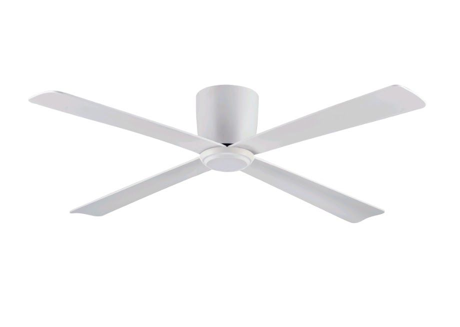 Ventilador De Techo Decorativo 4 Aspas Madera
