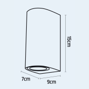 Aplique Boston Bidireccional GU10 20W