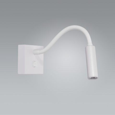 Aplique Flexible Con Interruptor Led Integrado De 3w 3200k