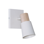 Aplique Italia Lampara E27 LED Con Madera