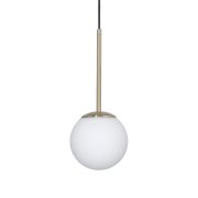 Colgante Con Globo Opal Satinado 220V 14W E27