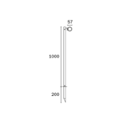 Jabalina GU10 Con Barral En Aluminio 10W