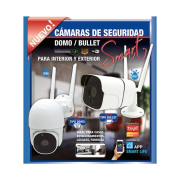 Cámara De Seguridad Domo Smart Para Interior o Exterior