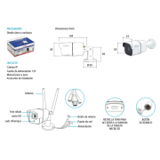 Cámara De Seguridad Smart Bullet Para Interior o Exterior