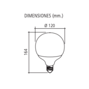 Lámpara Globo LED Smart - 20W - RGB+CCT - WIFI