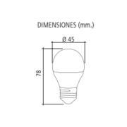 Lámpara Gota LED 5W - RGB+CCT - WIFI